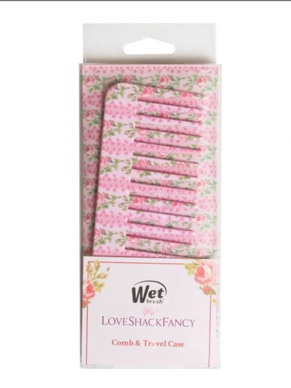 LoveShackFancy x Target WetBrush Comb & Travel Case in Strawberry Macaroon 🎀